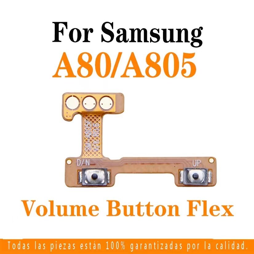 New For Samsung galaxy A80 A805 Power button flex on / off Switch Button Side Key Volume Up Down Flex Cable