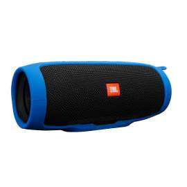 กันกระแทกซิลิโคนนิ่มแบบกันน้ำแถบปิดป้องกันสำหรับ JBL Charge3 ลำโพงบลูทูธ (สีฟ้า)