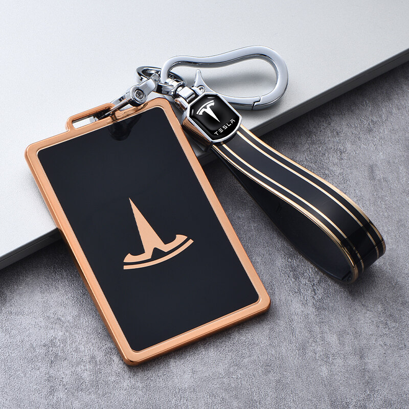 Soft TPU Car Key Card Holder For Tesla Model 3 Model Y Case Cover Edge ...