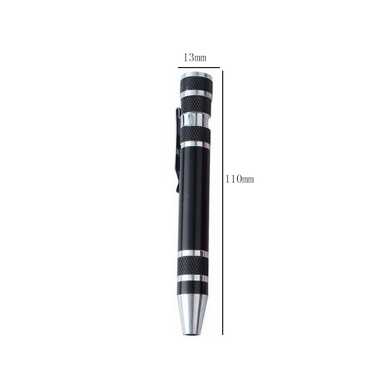 YESPERY Bộ Dụng Cụ Cầm Tay Bút Tuốc Nơ Vít Sửa Chữa Có Rãnh Chính Xác 8 Trong 1 Hữu Ích