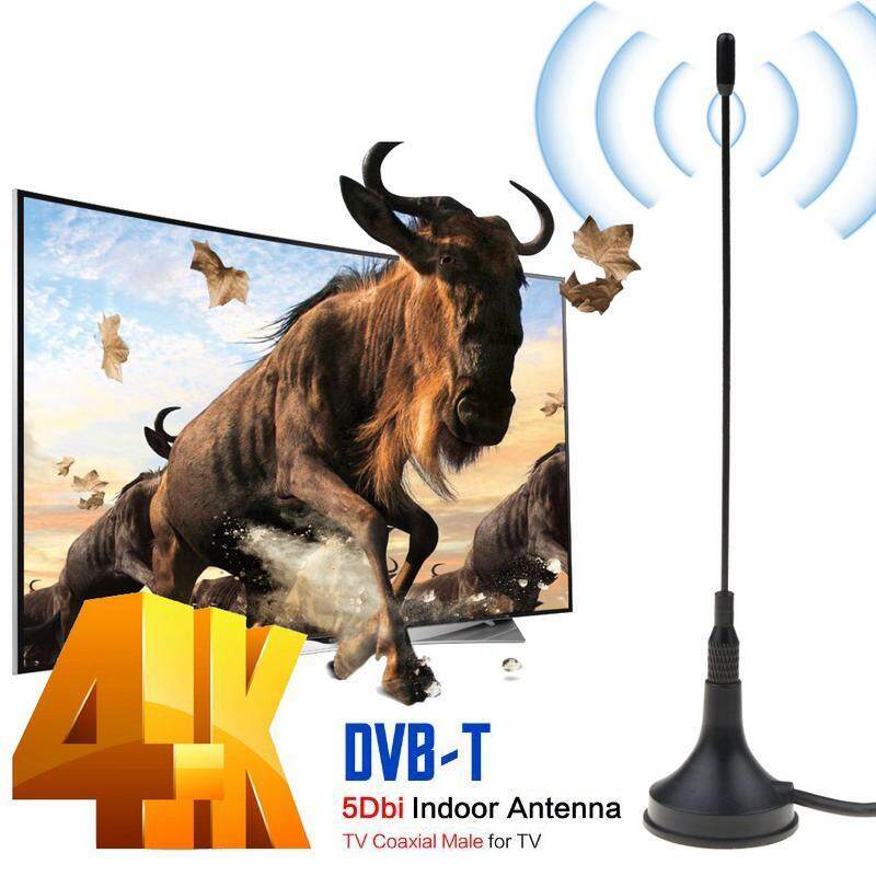 Dvb-t/T2 5DBi Antena Dalam Ruangan Antena TV Mini Udara Digital untuk Dvb-t TV HDTV Mudah Dipasang