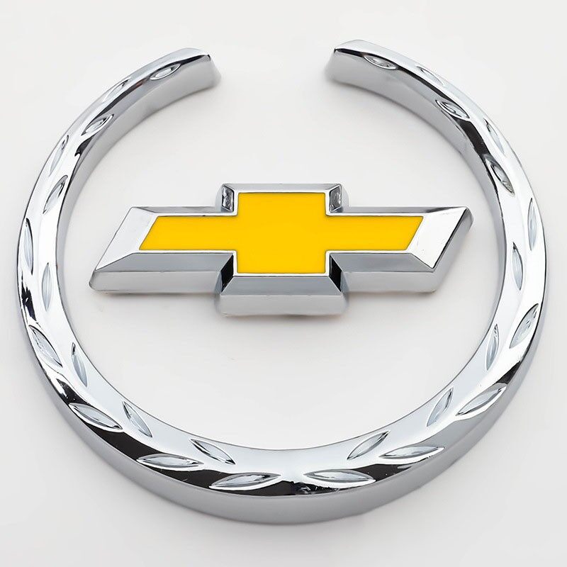 Chevrolet 1PCS 3D Metal Car sticker Car Side Door Window Hood Badge Logo Metal Sticker Auto Rear Trunk Lid Decorative Emblem Sticker Captiva Cruze Optra Orlando Sonic