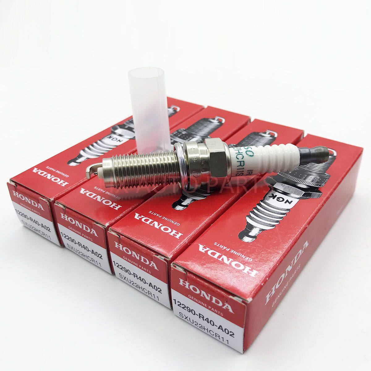 4/6pcs 12290-R40-A02 SXU22HCR11S Iridium Spark Plug For