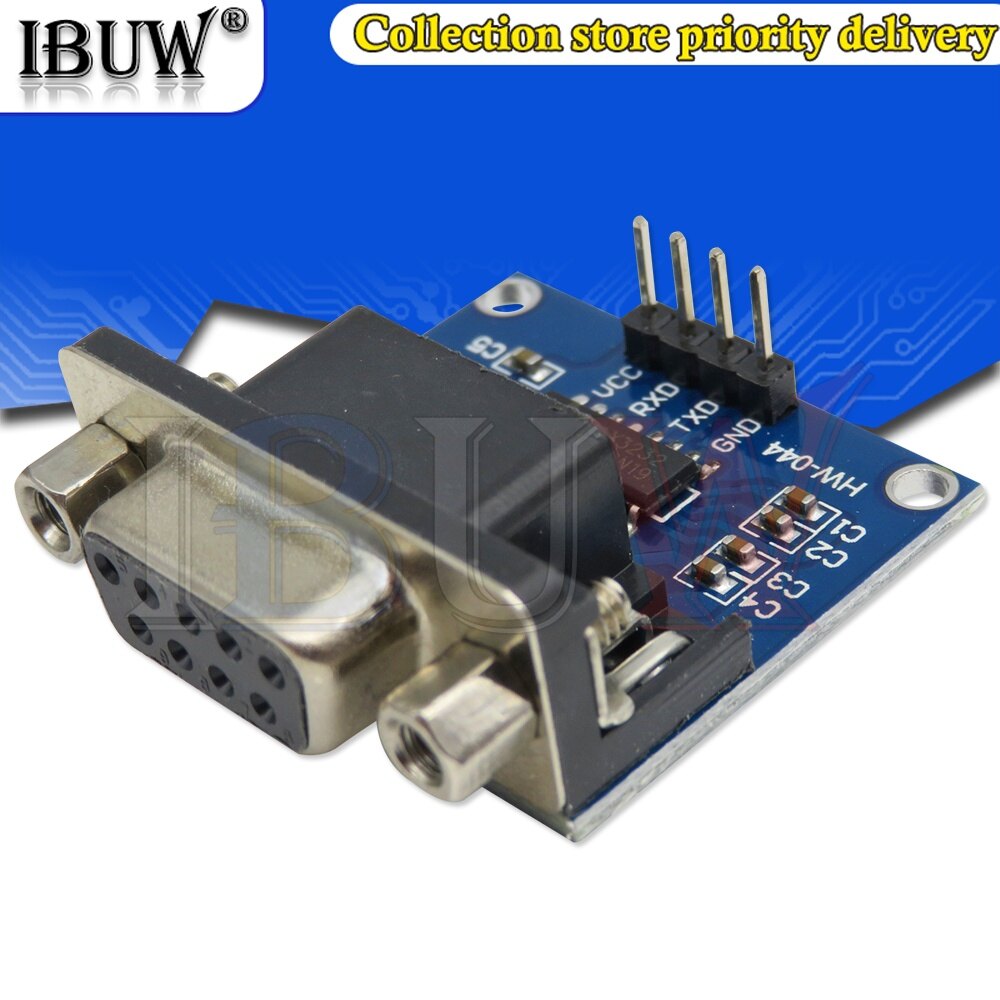 1 cái max3232 RS232 để TTL cổng nối tiếp mô-đun chuyển đổi DB9 kết nối max232