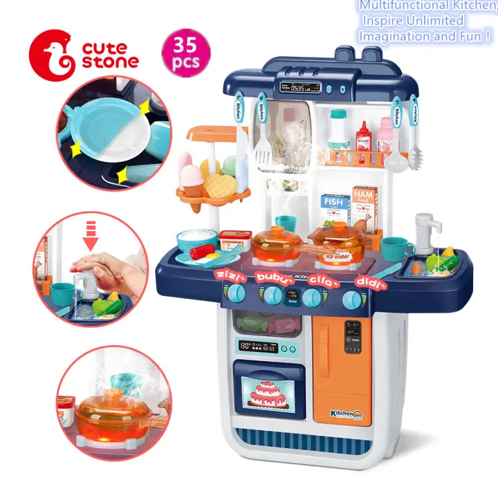 kids kitchen set in store