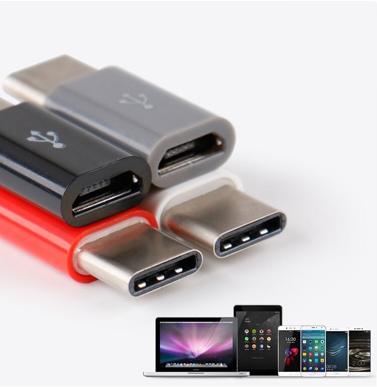 [SONGFUL] 1 Pcs Type C 3.1 Male To Micro USB Female Adapter USB C Converter