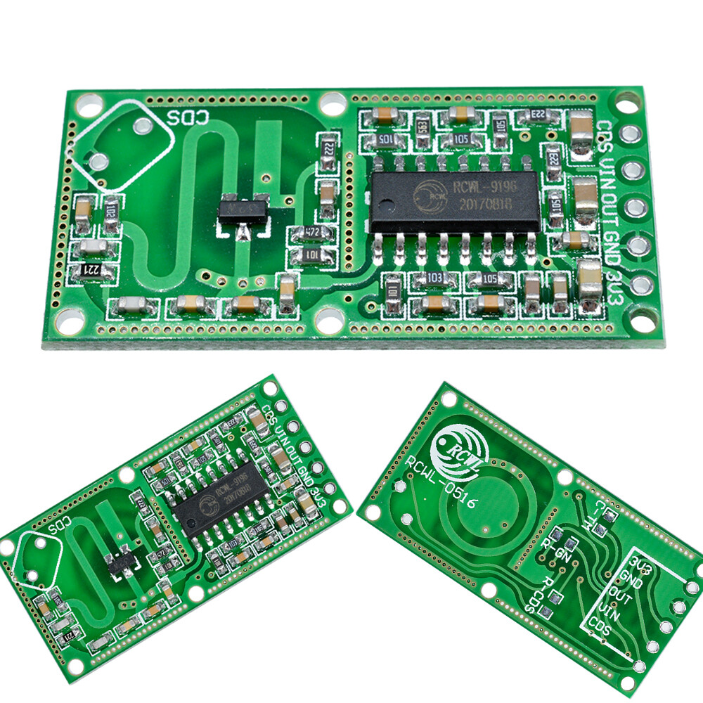 Diymore 1/5 Cái Lò Vi Sóng Radar RCWL-0516 Cảm Biến Chuyển Đổi Mô-đun Cảm Ứng Cơ Thể Con Người