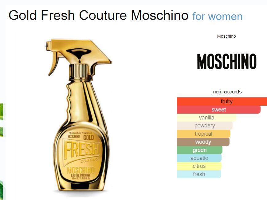 Moschino fresh hotsell gold cena