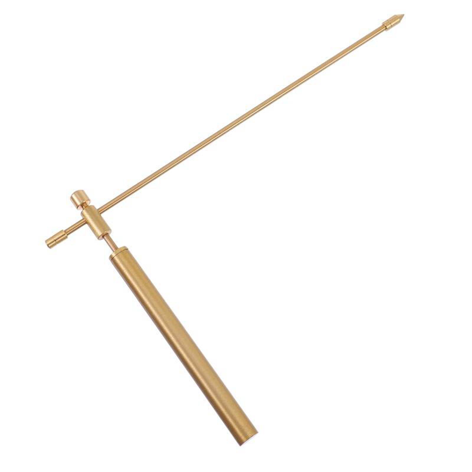 Baoblaze Que Cảm Xạ Thợ Săn Ma Bằng Đồng Sử Dụng Đơn Giản Để Tìm Kiếm Vàng Sử Dụng Ngoài Trời