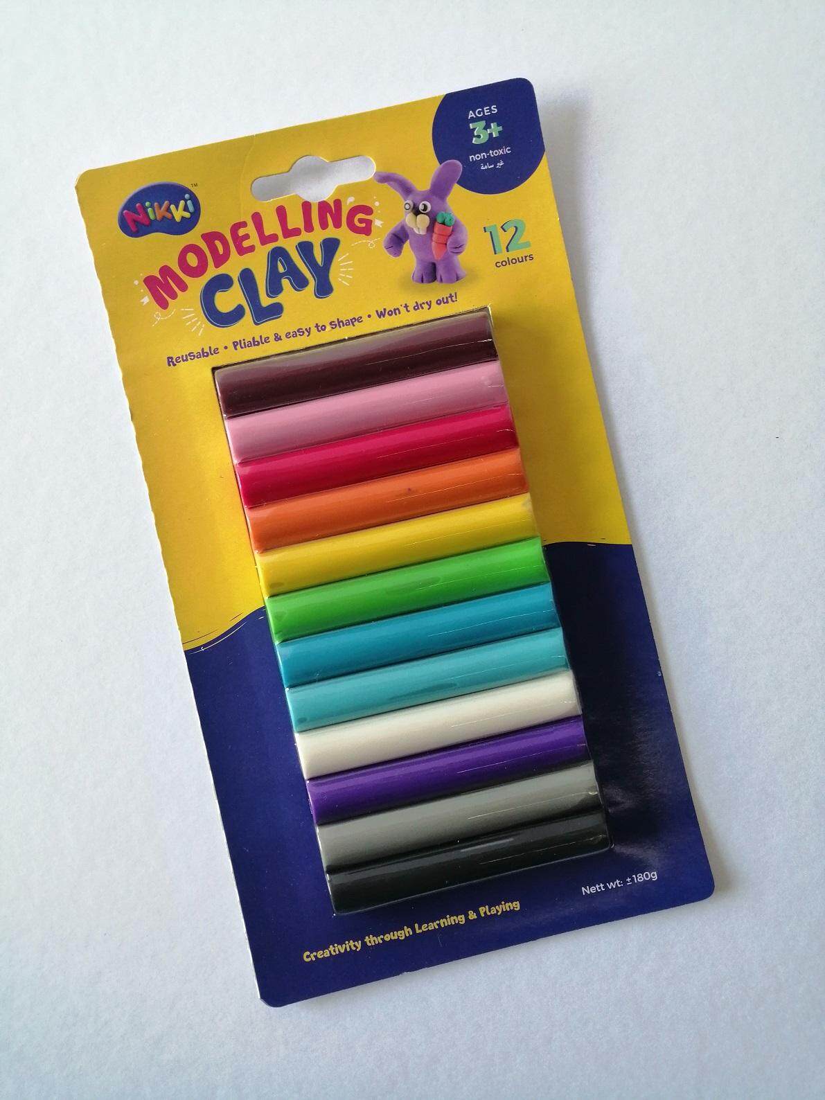 coloured modelling clay