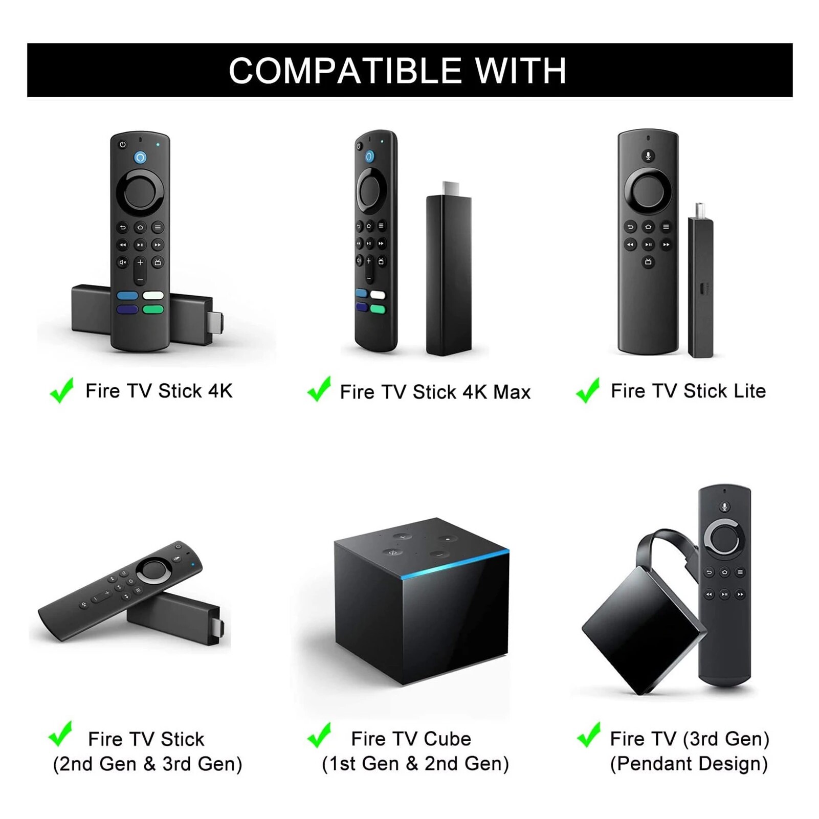 Replacement Voice Remote Control L5B83G Control For Amazon Fire TV Stick 3nd Gen Fire TV Cube Fire TV Stick Lite 4k Max remote