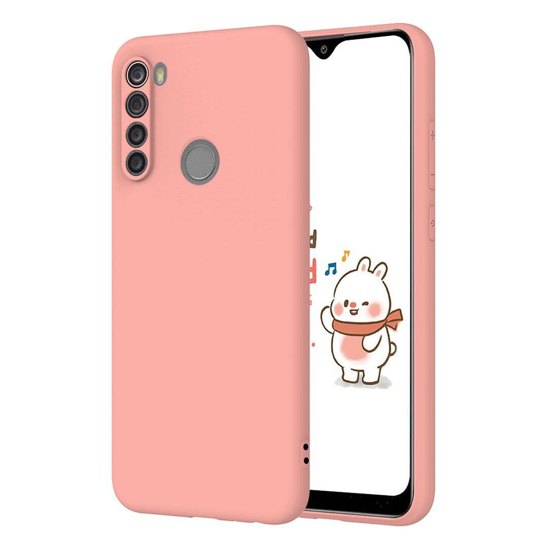 FAYANGRIES For Xiaomi Redmi Note 8 (6.3 ) Case, New Soft Silicone TPU Back Cover Skin Cute Solid Color Shockproof Buffer Bumper Phone Casing