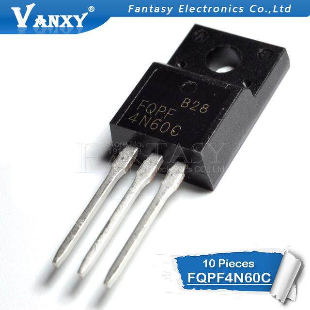 5PCS New FQPF4N60C 4N60 TO-220F Mosfet Transistor Authentic Guaranteed ...