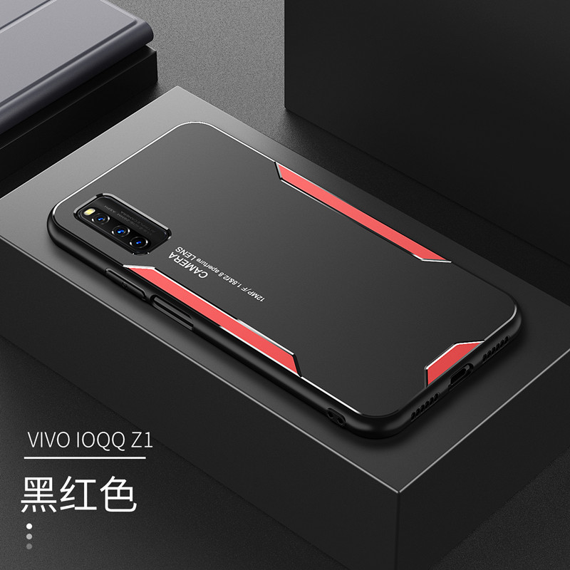 Ốp Cho VIVO IQOO Z1 / IQOO Z1X Ốp Lưng Bảo Vệ Toàn Thân Bằng Kim Loại Hạng Nặng Kiểu Quân Đội, Ốp Điện Thoại Chống Va Đập Bền Thử Nghiệm Quần Áo Chống Rơi