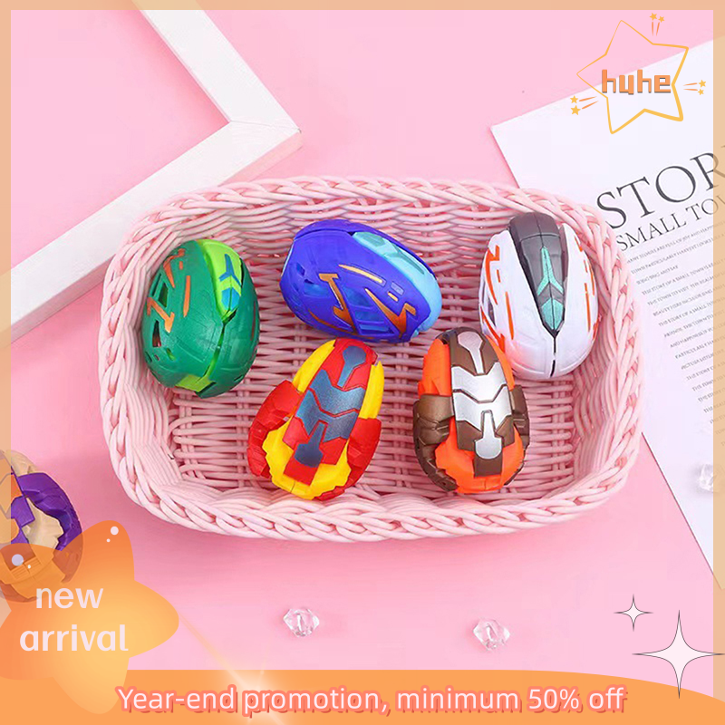 huhe 1Pc Dinosaur Eggs Transforming Toy Simulation Deformation Dinosaur Transform Twisting Children Educational Toys Kids Gift