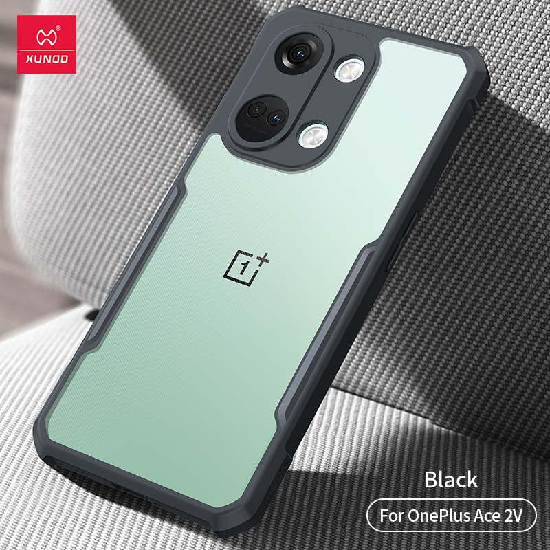 For OnePlus Ace 2V/Oneplus Nord3 Case Casing Xundd Transparent Phone Case Fingerprint proof Back Cover Air-bag Shockproof Protective Shell For OnePlus Ace 2V