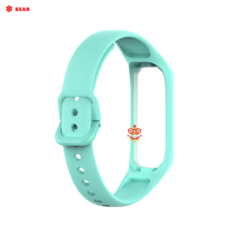 Replacement Watchband Sweat-proof Comfortable Soft Silicone Strap Compatible For Samsung Galaxy Fit2 R220