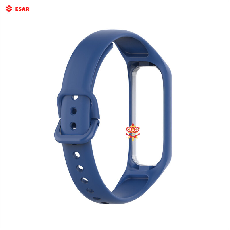 Replacement Watchband Sweat-proof Comfortable Soft Silicone Strap Compatible For Samsung Galaxy Fit2 R220