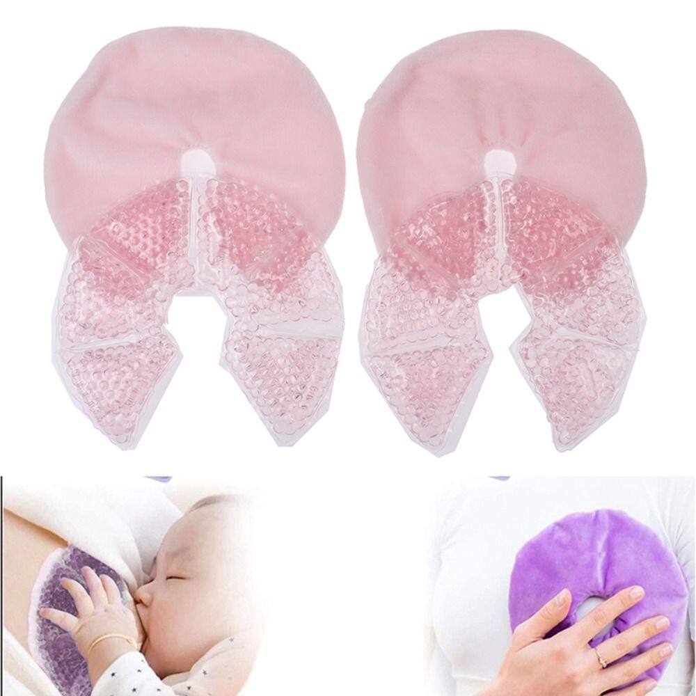 PANWE Personal Breastfeeding Gel Pad Reusable Cold Compress Gel Ice Pack Hot Cold Pack Breast Pad Ice Therapy Wrap