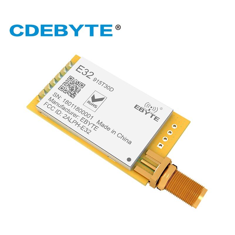 Ebyte e32-915t30d lora sx1276 915mhz 30dbm 1w wireless rf module iot uart transmitter and receiver