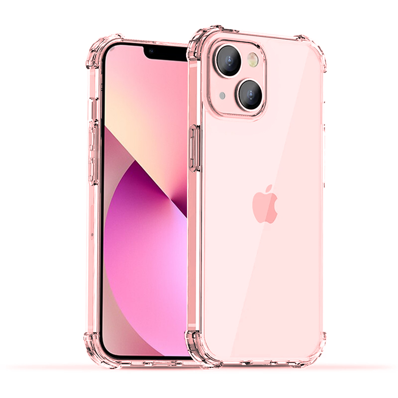 For iphone 13 14 pro max shockproof case on iphone 12 11 pro xs max transparent silicone case x xr 6 7 8 plus 12 13 mini back cover