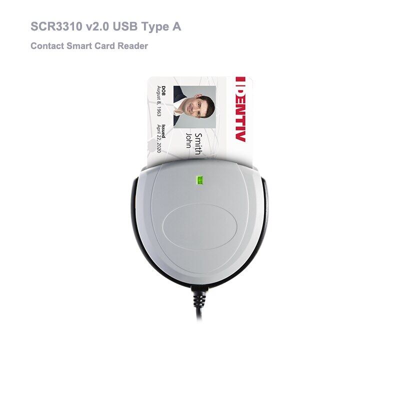 SCR3310 v2.0 Identiv USB type A SmartCard reader ideal for Driver