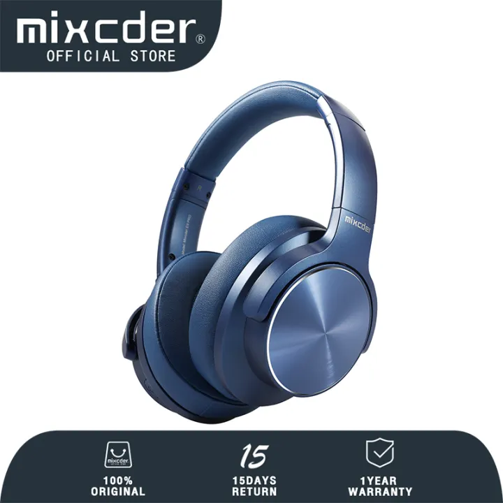 mixcder e9 wireless active noise cancelling headphones foldable headset