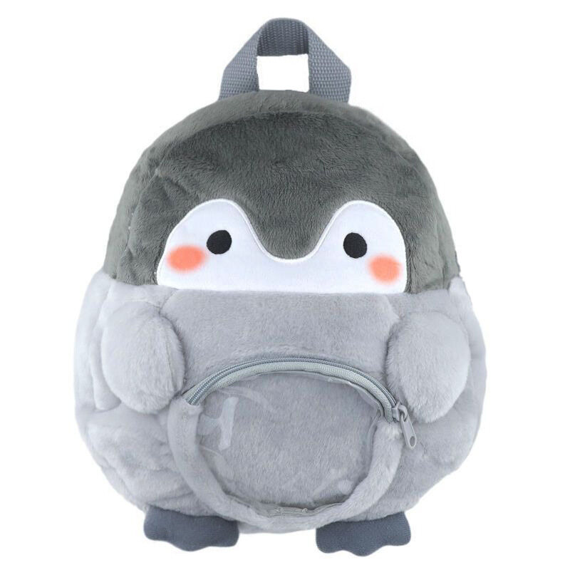 NALLCHEER women's penguin cartoon backpack Cute backpack plush mini schoolbag