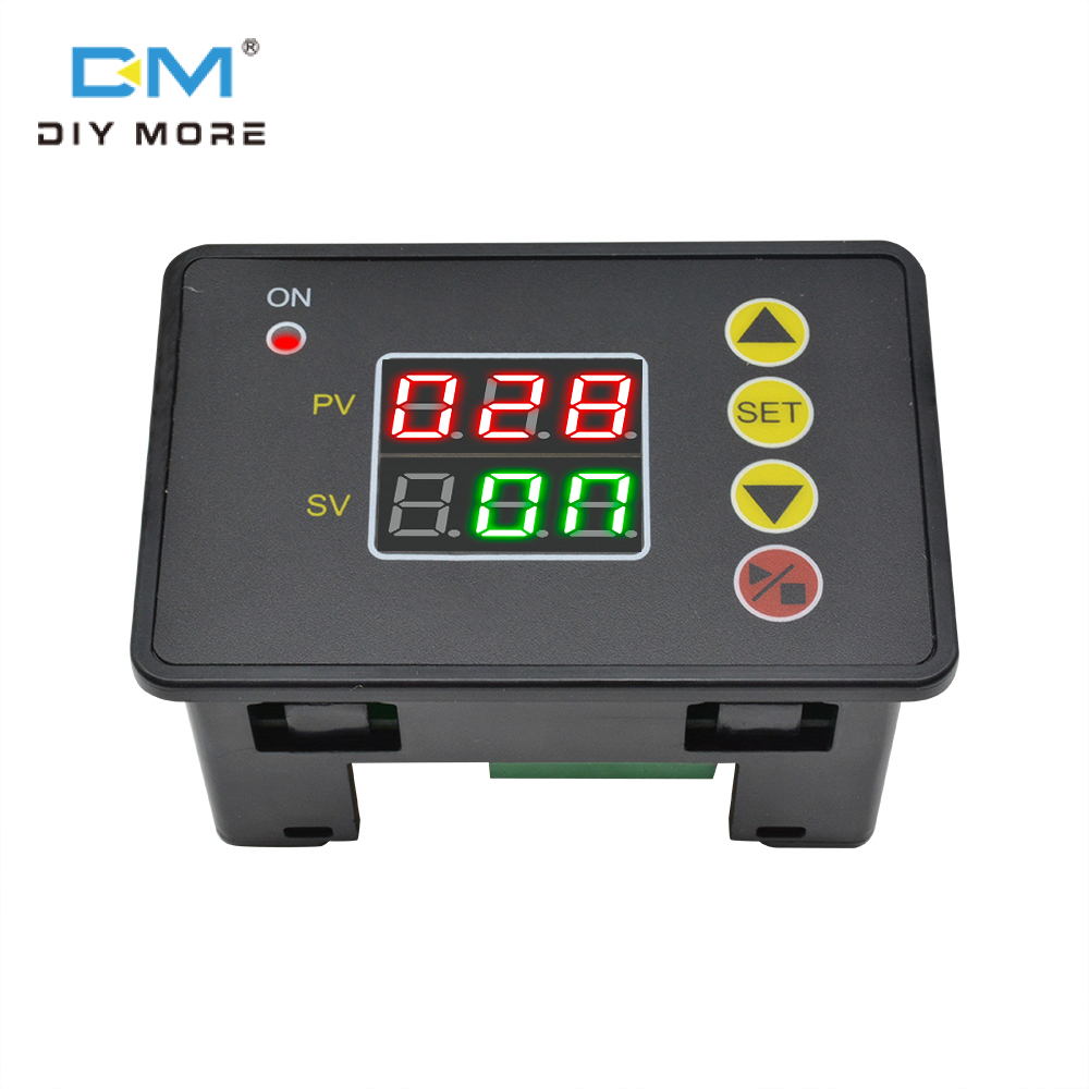 diymore Bộ Điều Khiển Thời Gian Máy Vi Tính Màn Hình Kỹ Thuật Số T2310 DC12V/24V/AC110V-220V Mô Đun Điều Khiển Công Tắc Rơ Le Trễ Thời Gian LCD Hẹn Giờ
