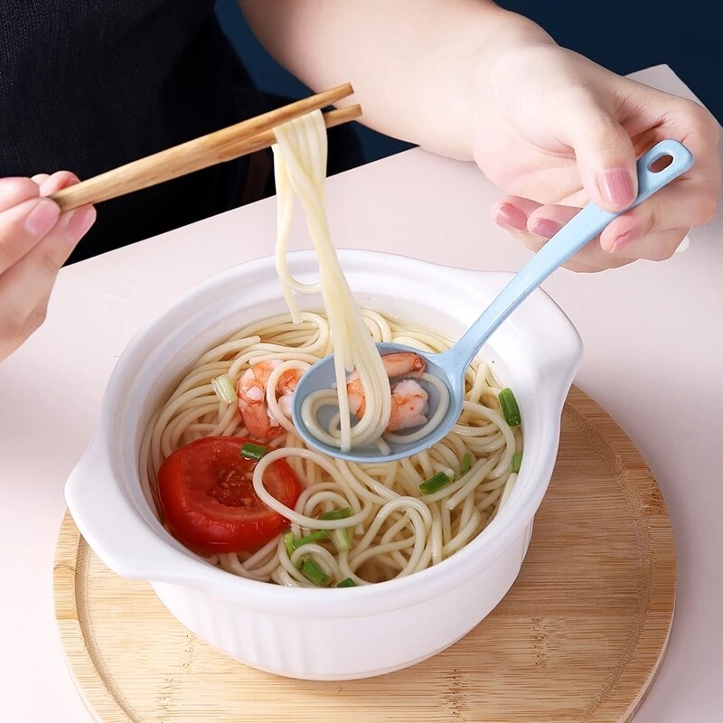 Candy Color Soup Spoon Wheat Stalk Spoon Kitchen Healthy Tableware Dining Table Spoon