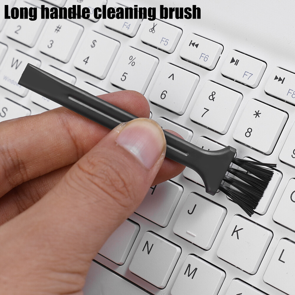 Multifunctional Electrical Mobile Phone Keyboard Long Handle Cleaning Brush To Remove Dust and Small Brush Accessories