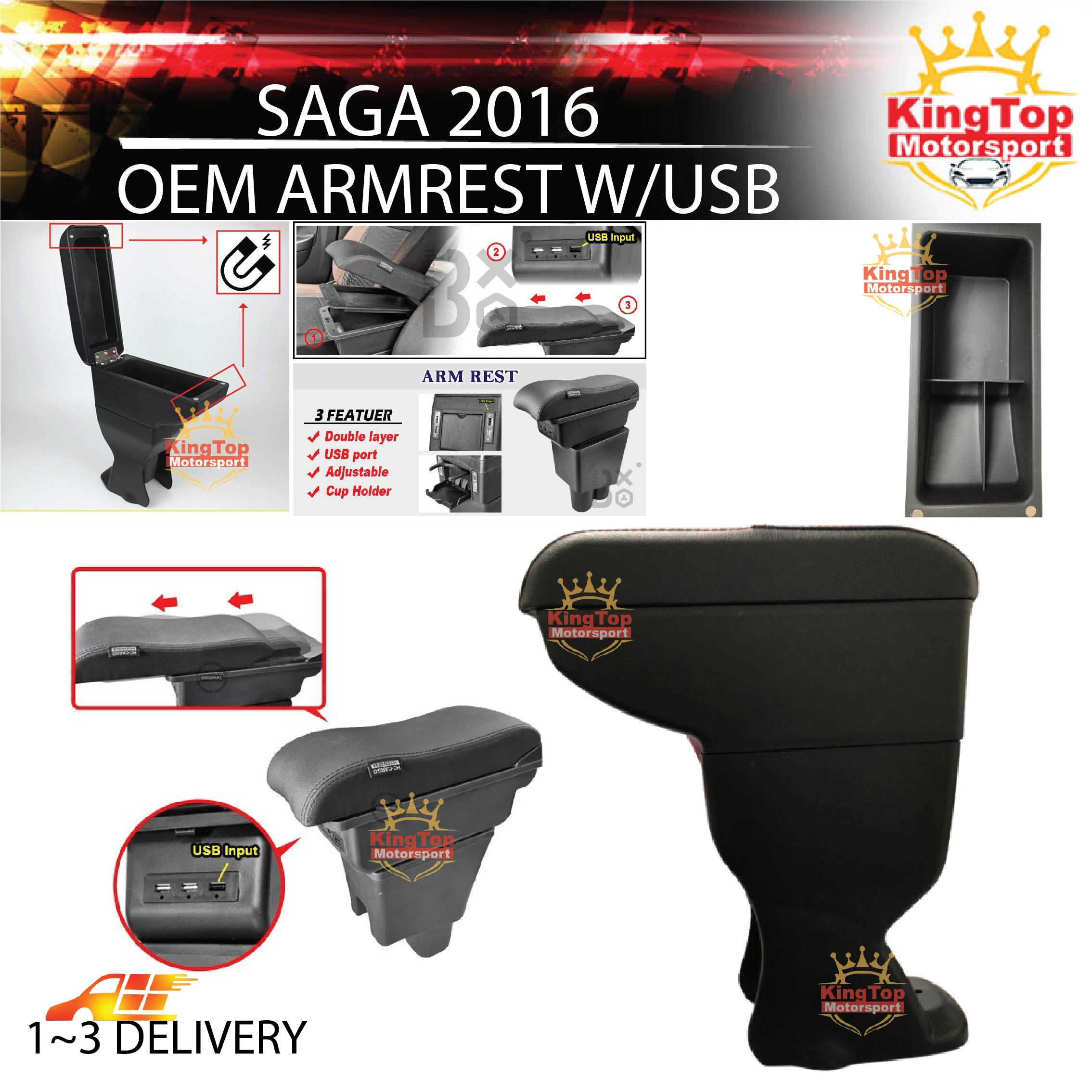 Beli Proton Saga 2020 Arm Rest Pada Harga Terendah Lazada Com My