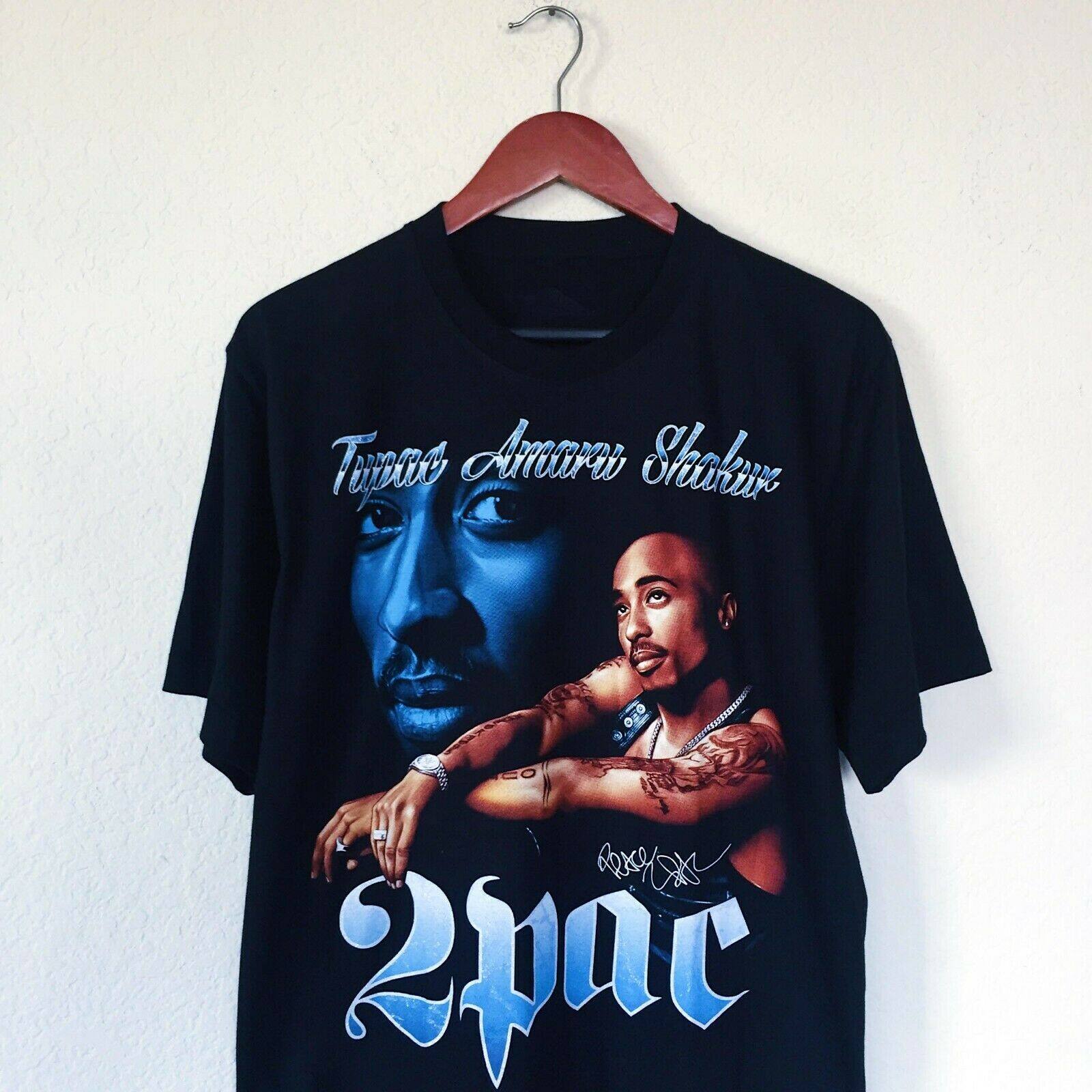 Vintage 90S 2Pac Tupac Shakur Long 