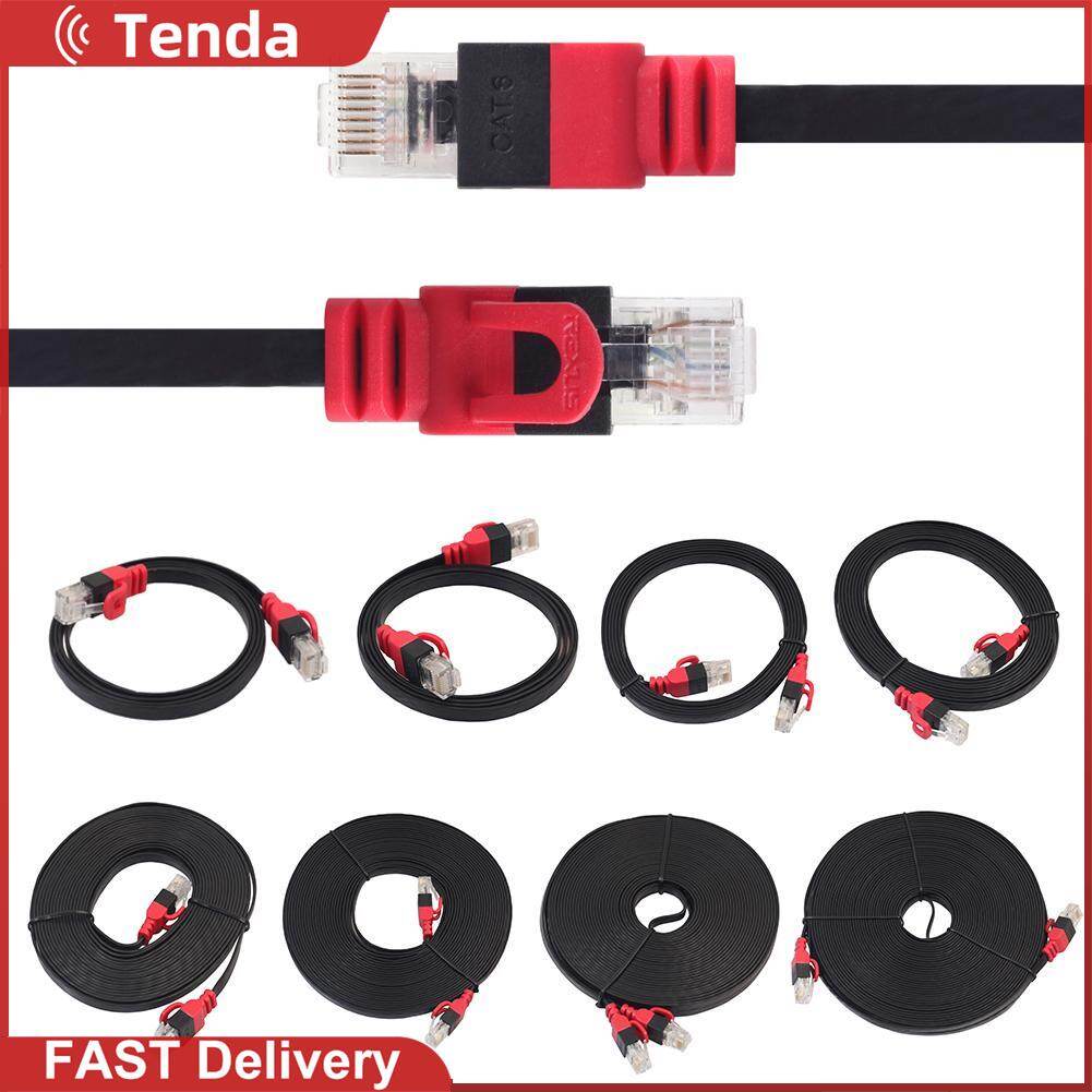 Ethernet Cable Flat Design CAT6 Network Cable RJ45 Lan Cable Patch Cord for PS4 Xbox Smart TV Router Switch Laptop