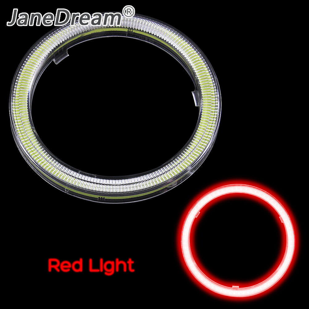 JaneDream 1Pc 60mm Car Led Fog Light Angel Eyes Halo Ring For 12V Car Daytime Running Light DRL Headlight