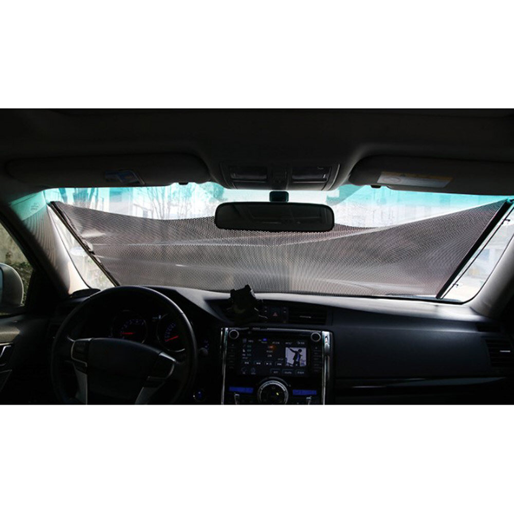 1*Universal Retractable Car Windshield Sun Shade Curtain/Anti-UV Block Sun Visor