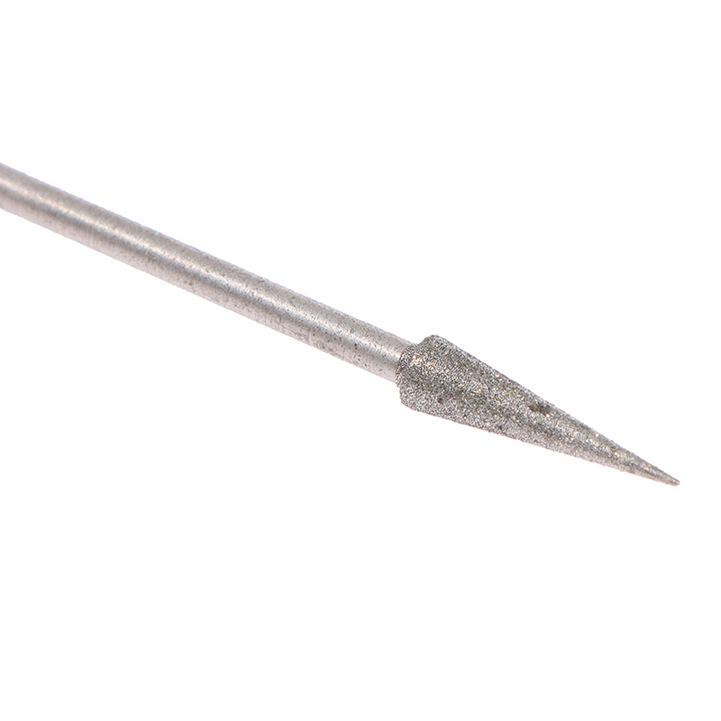 HITN 6Pcs 1-4mm Diamond Grinding Head Needle Bits Burrs Engraving Carving Tool 2.35mm