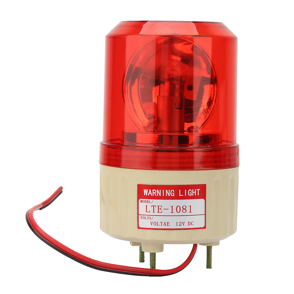 DC 12V Flash Rotary Warning Light Alarm Lamp Factory Construction