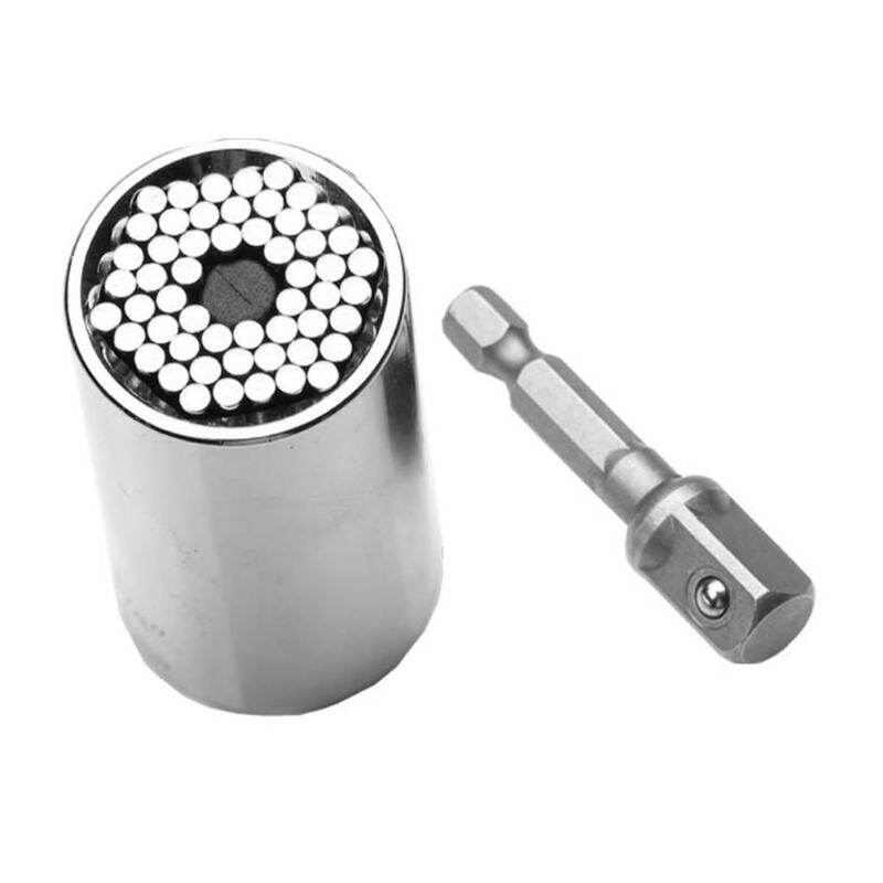[[Ready Stock] KIPRUN Universal Torque Wrench Spanner Grip Multi Function Ratchet Socket Sleeve 7-19mm Power Drill  Ratchet Bushing Spanner Key Adapter Hand Tools,KIPRUN Universal Torque Wrench Spanner Grip Multi Function Ratchet Socket Sleeve 7-19mm Power Drill  Ratchet Bushing Spanner Key Adapter Hand Tools,]