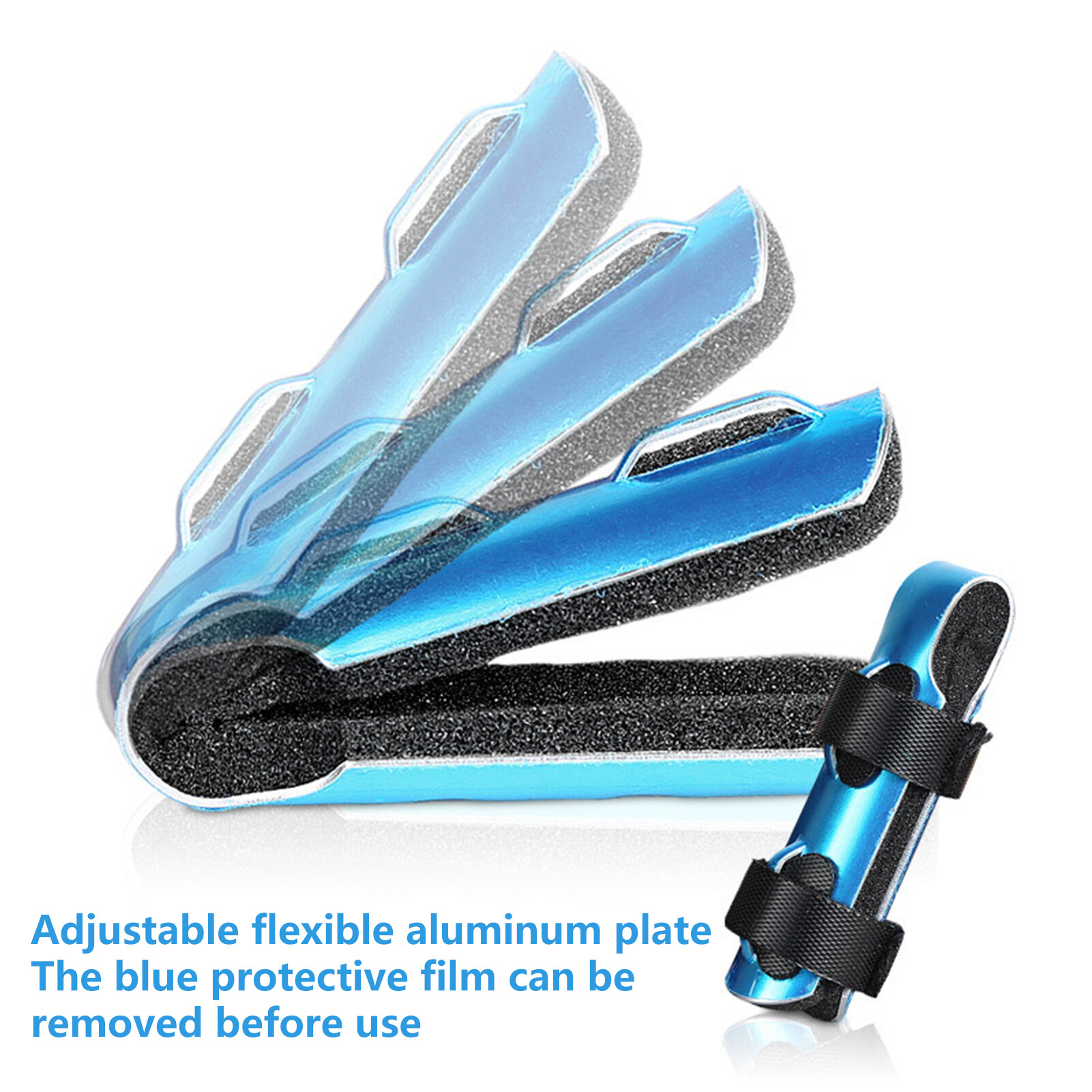 SI Anti-scratch Finger Splint Strong Breathable Ergonomic Protect Hand Immobilization Support Brace Finger Splint for Home Useful Hand Splint