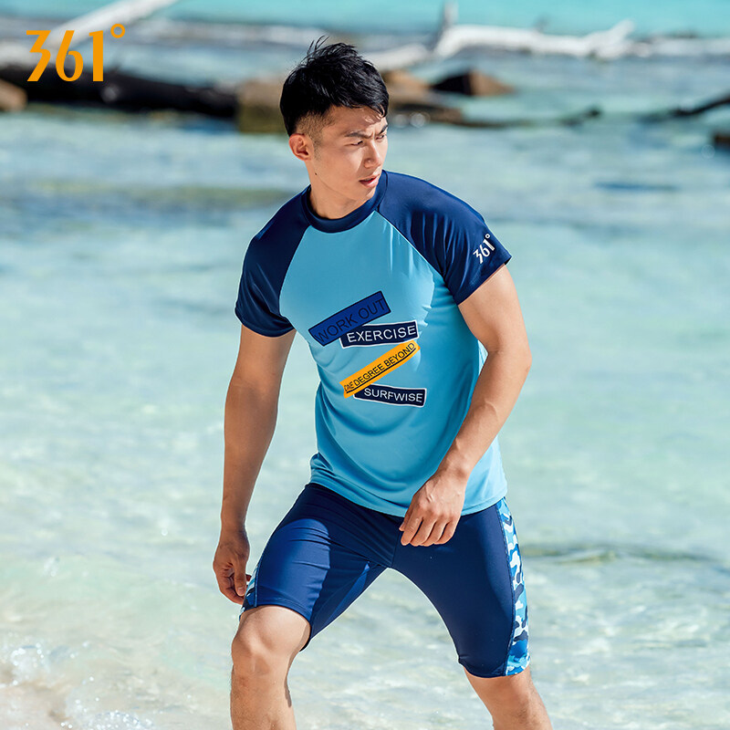 Nơi bán Trang Phục Bơi 361 Độ Nam TOP Sứa Phù Hợp Với Áo Quần Lặn Quần Đùi Ngắn Tay Bảo Vệ Khỏi Ánh Mặt Trời Khô Nhanh Chuyên Nghiệp Lướt Sóng