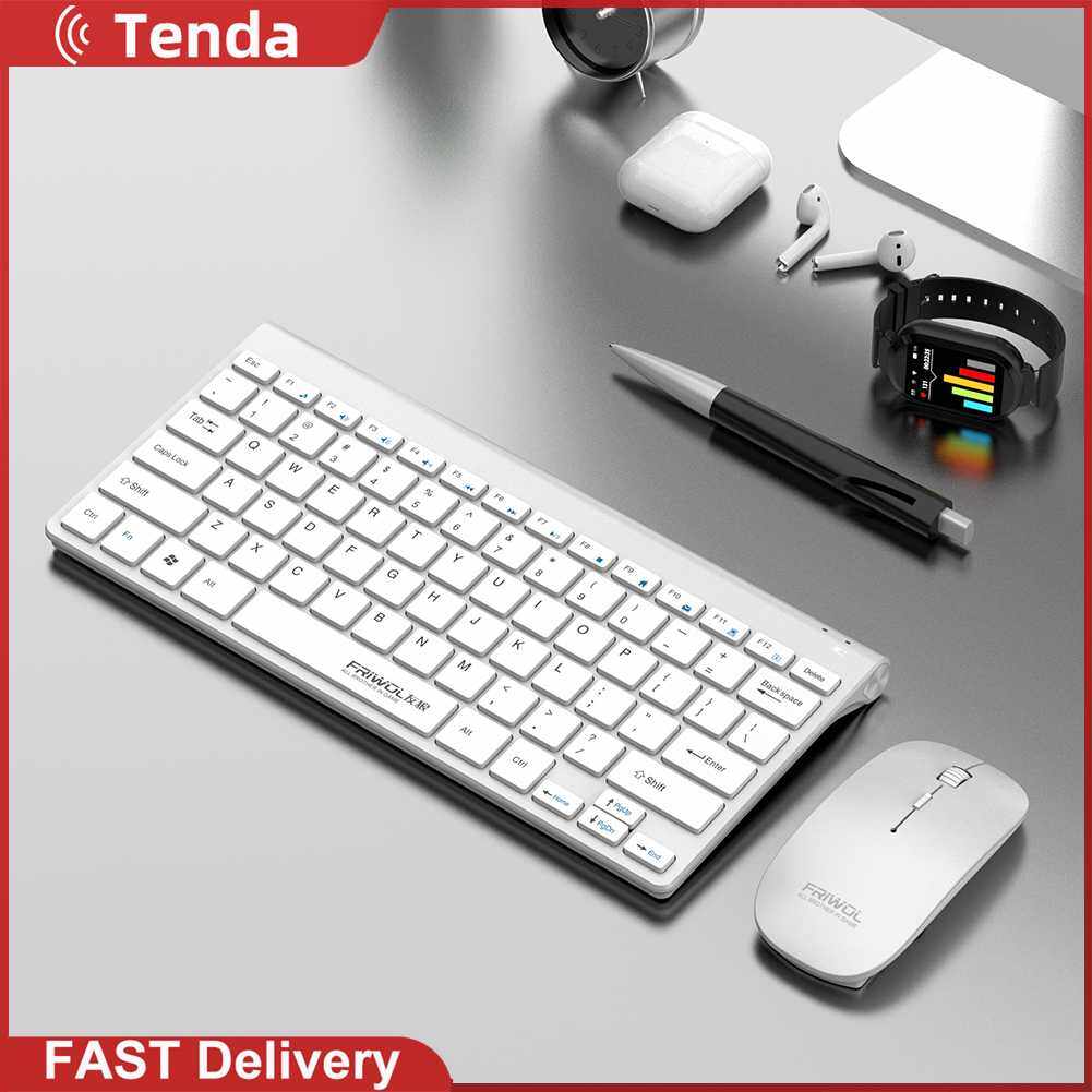 Keyboard Mouse Combo Wireless bluetooth Keyboard Three-mode Silent Full-size Keyboard For Notebook Laptop Desktop PC Tablet