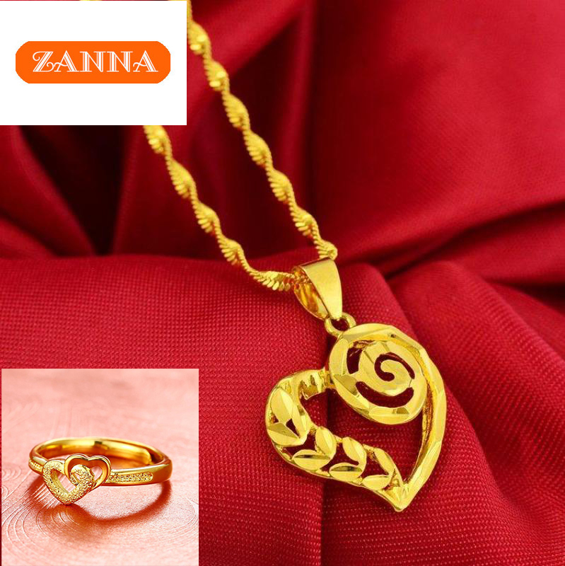916 gold necklace for women ripples 