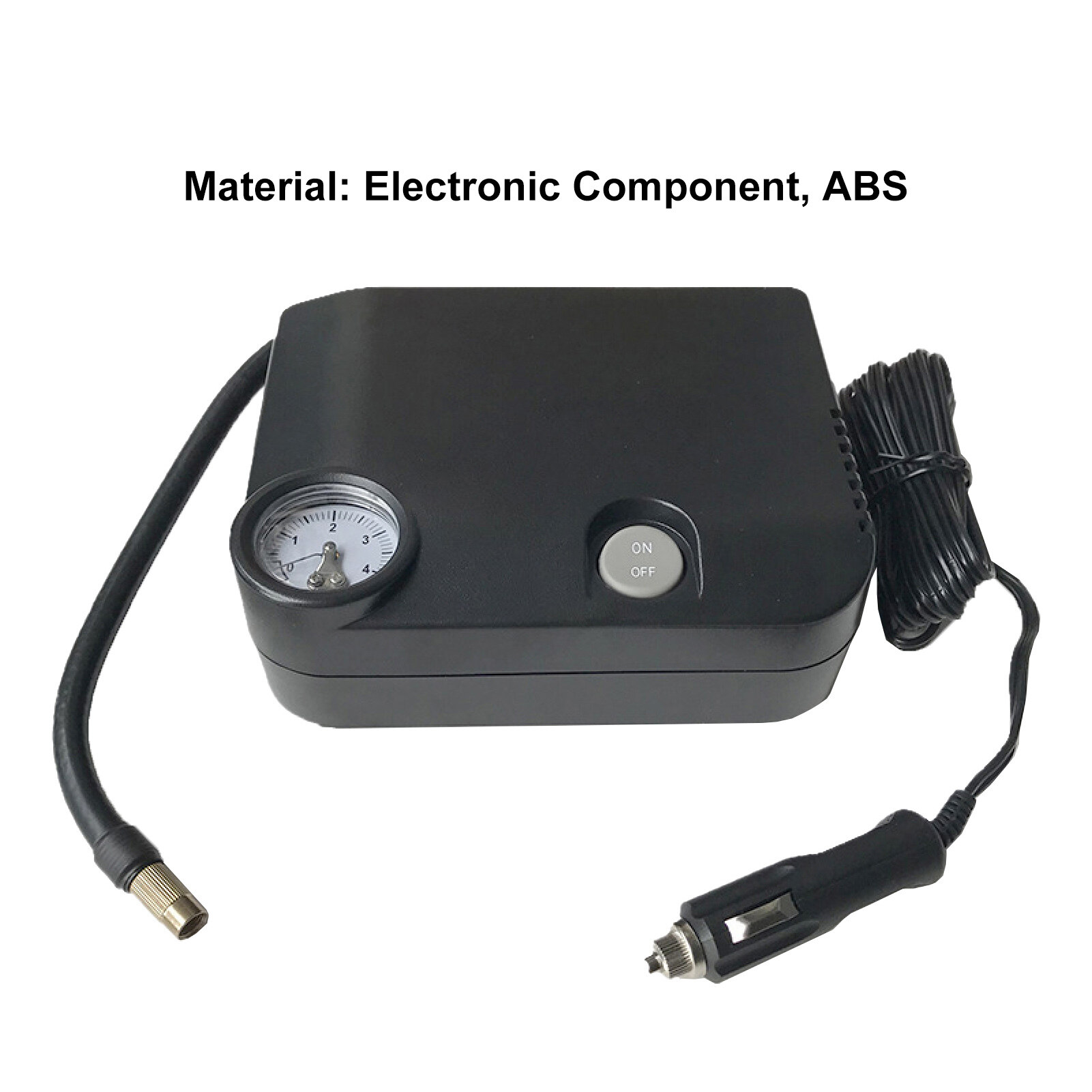 Máy bơm không khí Độ chính xác cao đa năng bền 12V quy mô Meter đồ bơm lốp cho xe thực tế lốp inflator