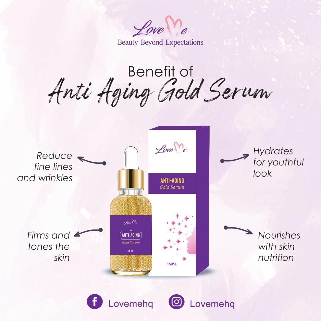 Love Me Face Cleanser Love Me Anti Aging Gold Serum Lazada