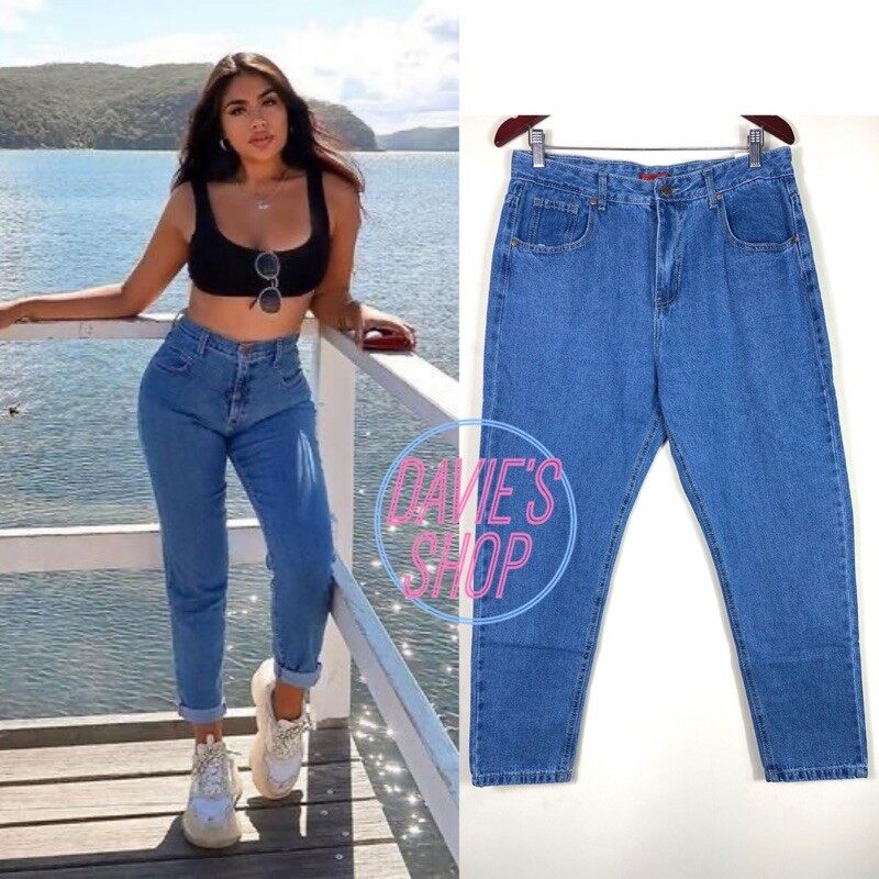 plus size high waisted mom jeans
