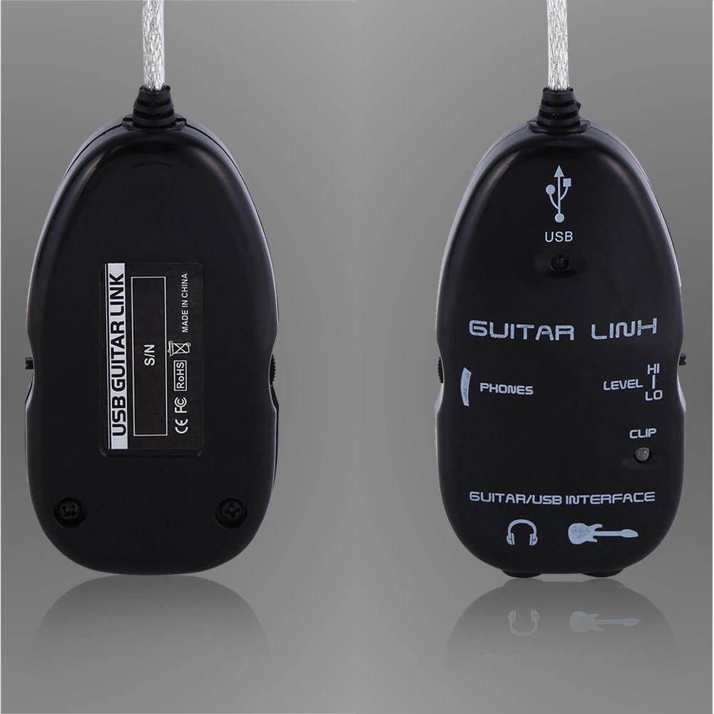 USB guitar recording cable