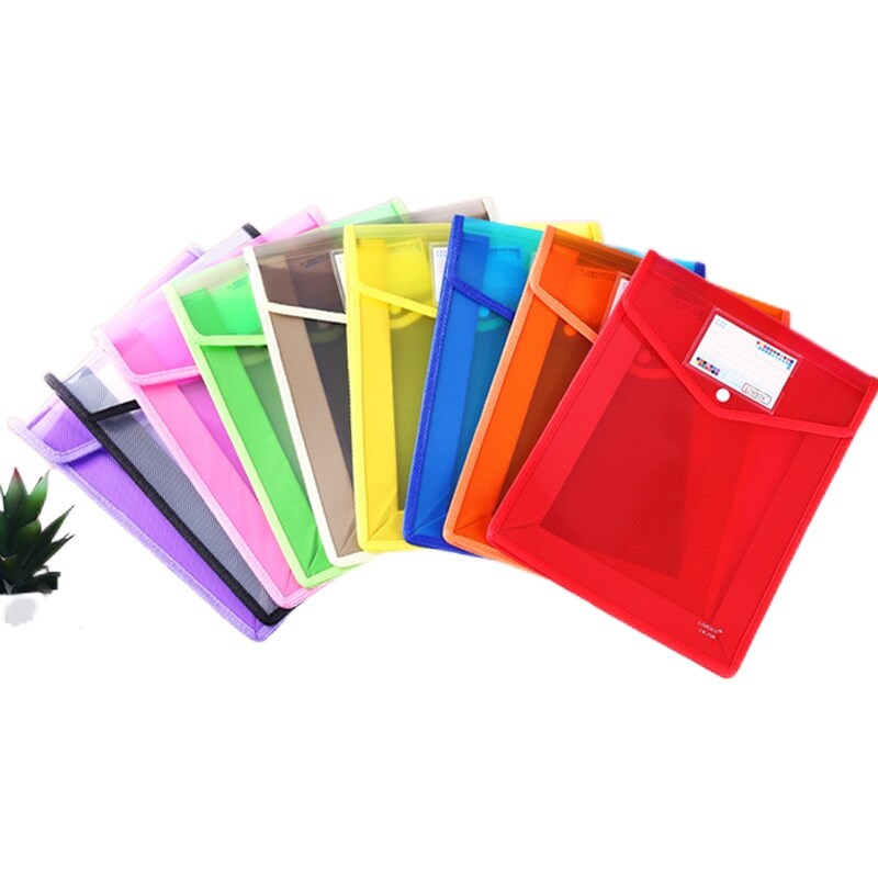 [NEW] A4 A5 Plastic File Wallet Bag for Documents Envelope Expanding File Folder Waterproof Document Organizer School Home Business