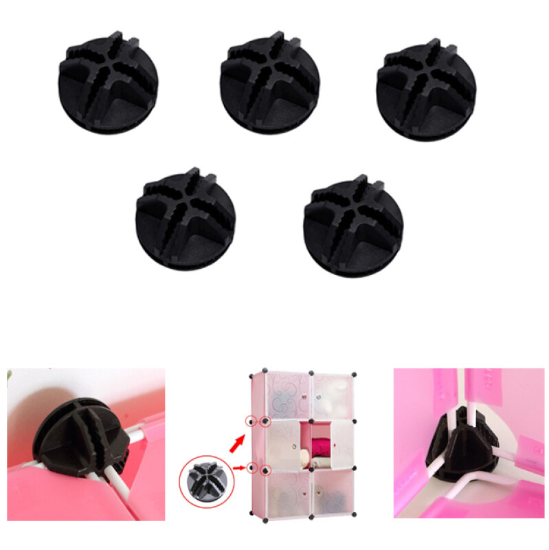 5Pcs/Pack ABS Connectors for Wire Cube Storage Closet Cabinet Clasp Buckle Clip