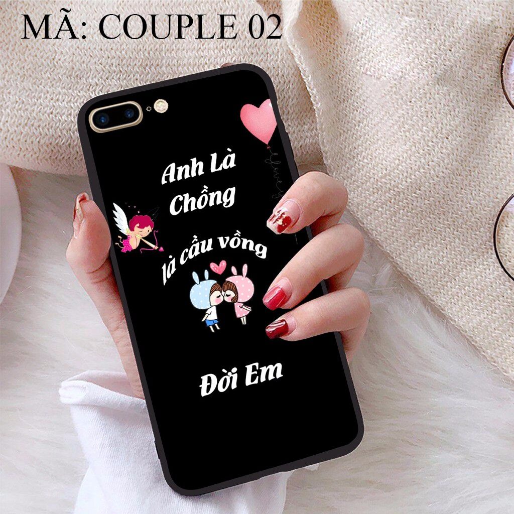 Ốp lưng iphone 7 plus viền dẻo tpu bst ốp cặp